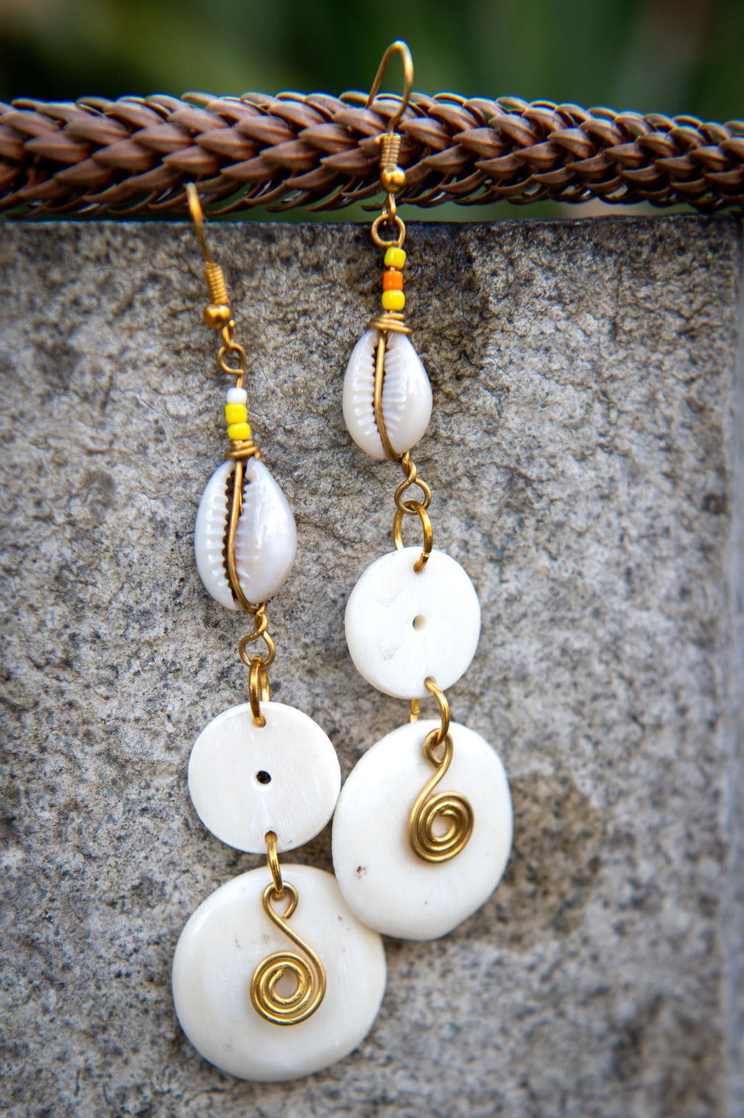 Earrings - Cowry Shell